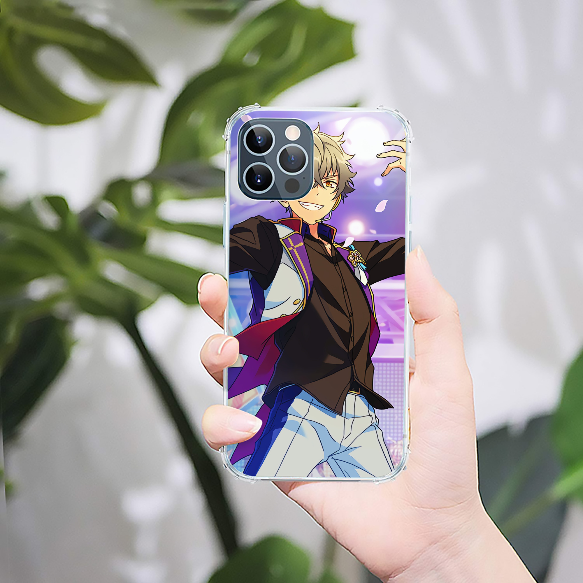 （画像用） あんさんぶるスターズ! Ensemble Stars 【iPhone 12シリーズ対応】透明スマホケース（クリアソフトケース）